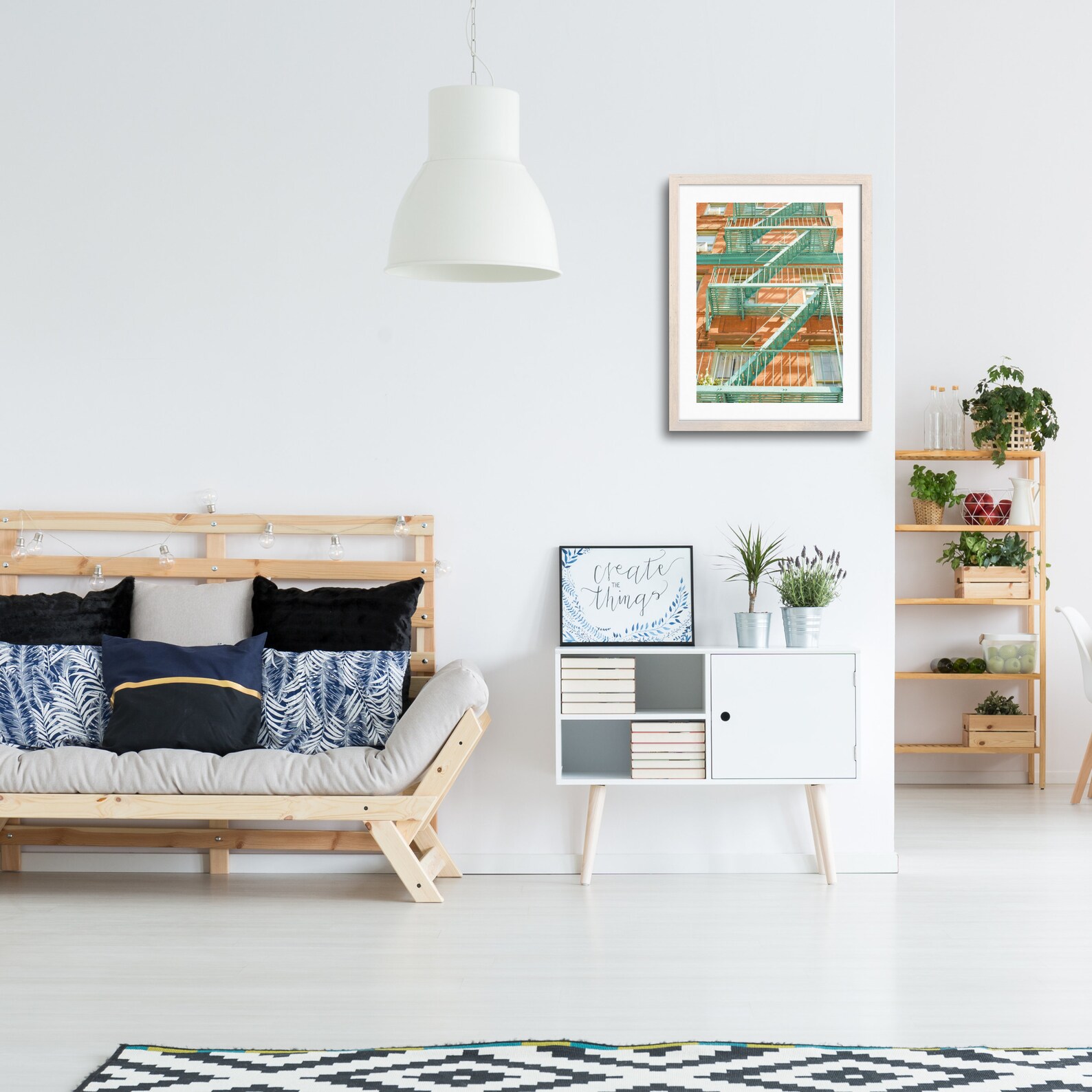 Watercolor Fire Escapes in Manhattan - Image 8