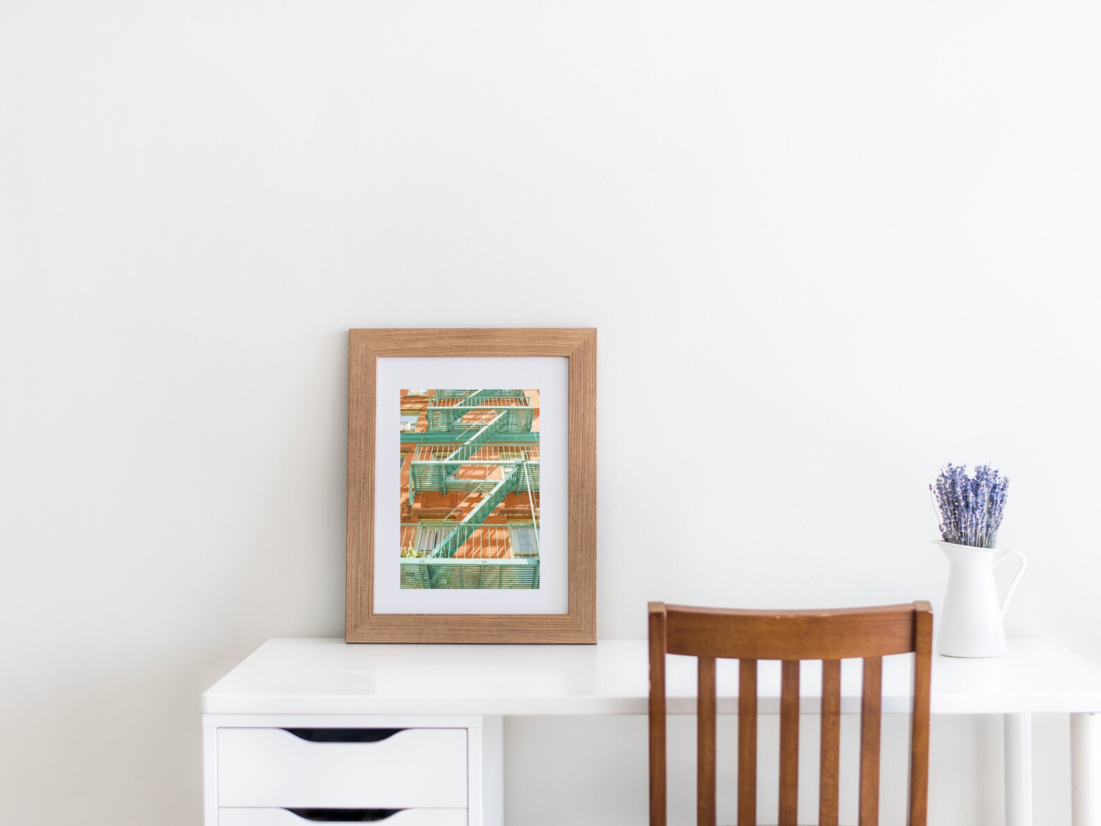 Watercolor Fire Escapes in Manhattan - Image 6