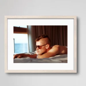 Man Laying LGBTQ+ Fire Island Pines