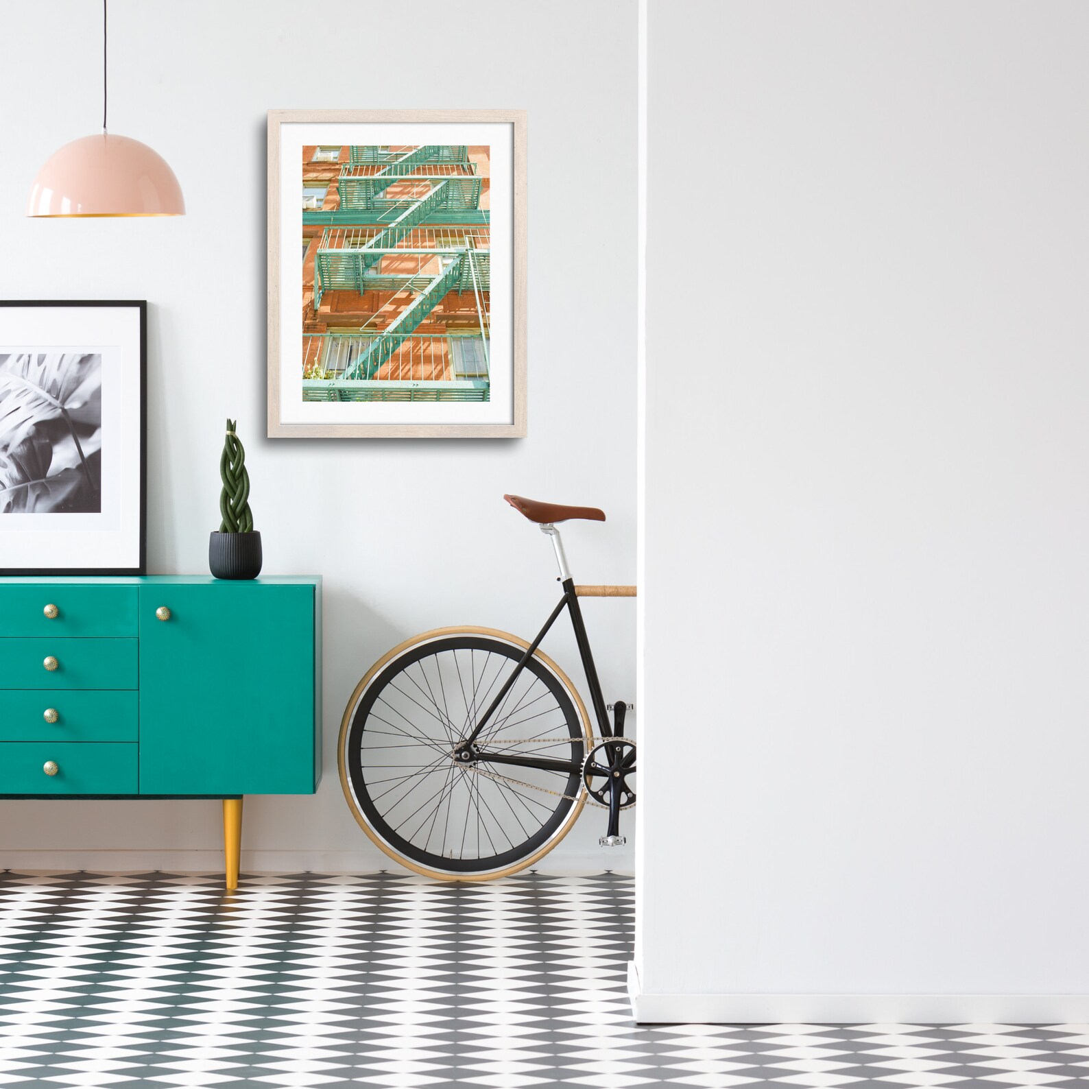 Watercolor Fire Escapes in Manhattan - Image 4