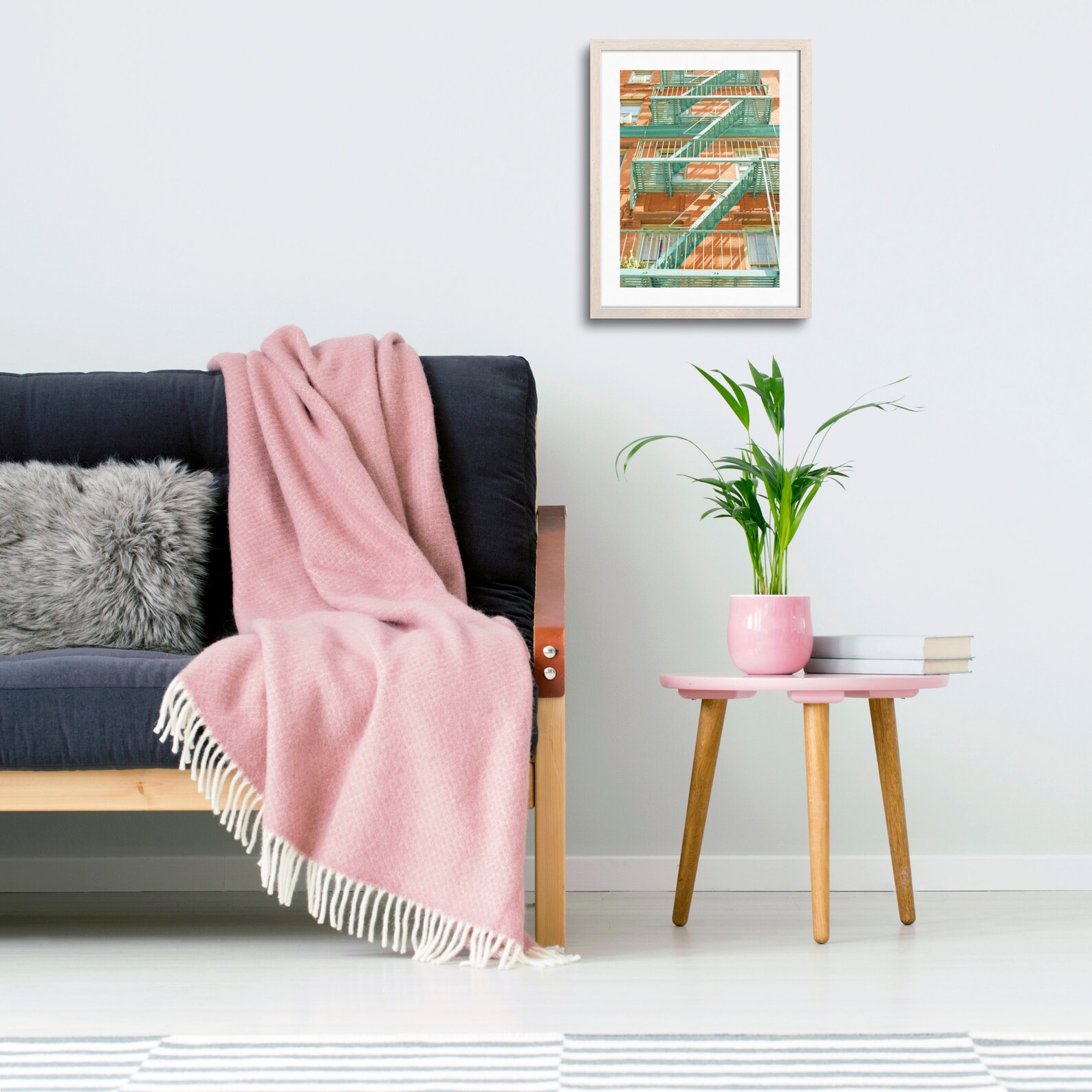 Watercolor Fire Escapes in Manhattan - Image 3