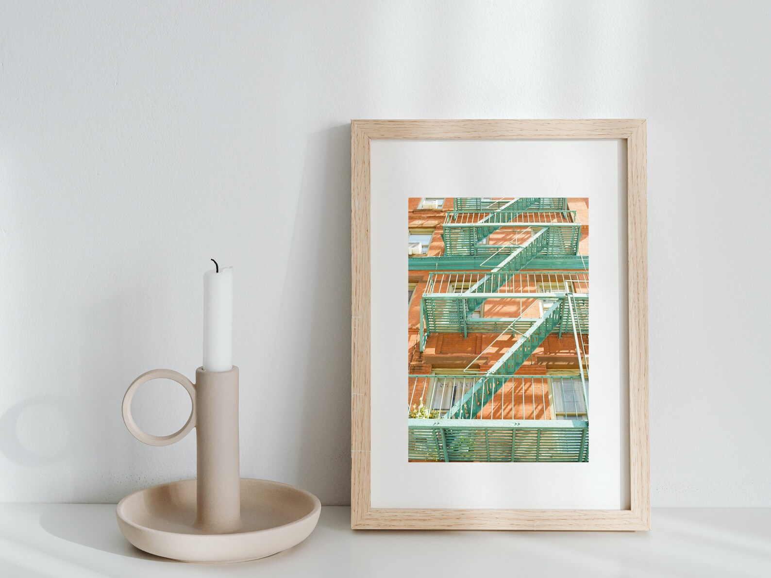 Watercolor Fire Escapes in Manhattan - Image 2