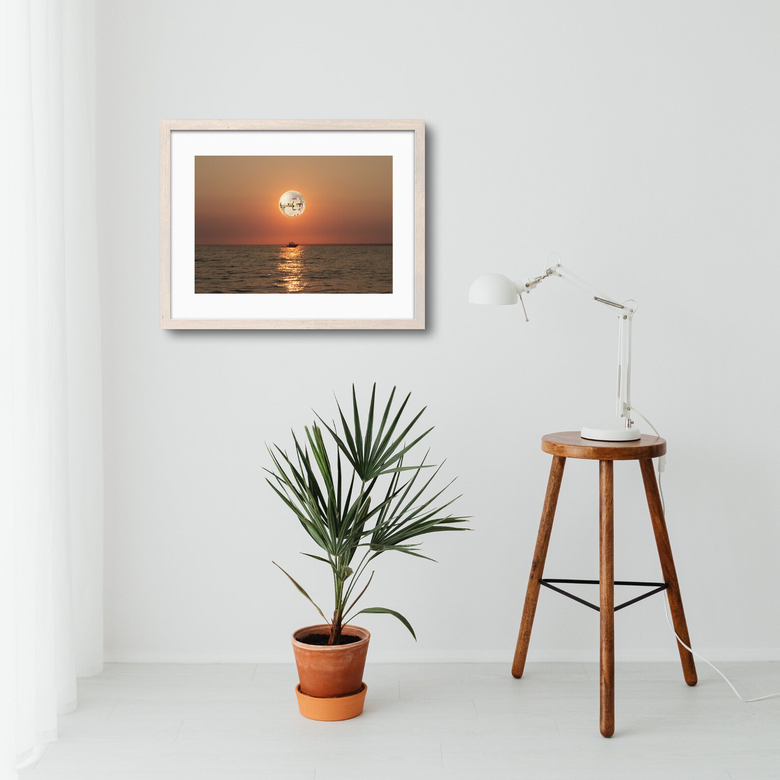Disco Ball Sunset in Fire Island Pines | Fine Art Print | Analogue Photography | 35mm Film Photography | Gallery Wall Decor | Eclectic Home - Image 2