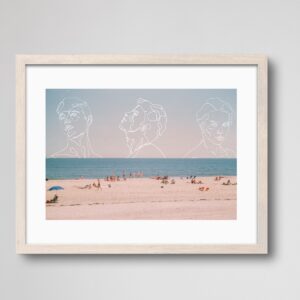 Fire Island Pines Boys Line Art