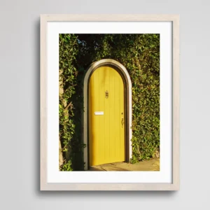 Yellow Door in Los Angeles | Fine Art Print | Analogue Photography | 35mm Film Photography | Gallery Wall Decor | Eclectic Home