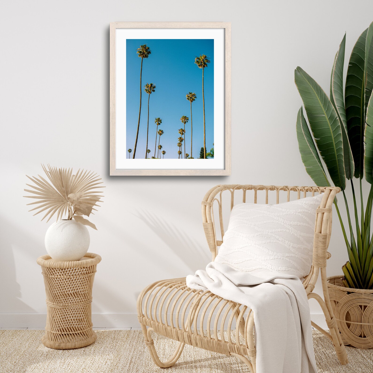 Row of Palm Trees | Los Angeles Palm Trees Photography Print - Image 2