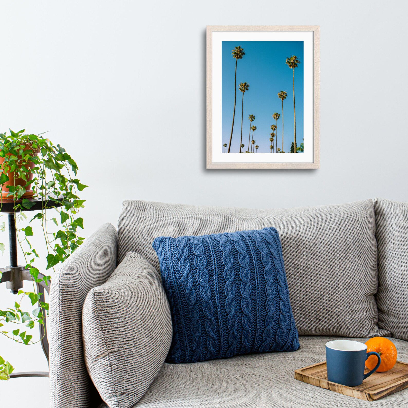 Row of Palm Trees | Los Angeles Palm Trees Photography Print - Image 3