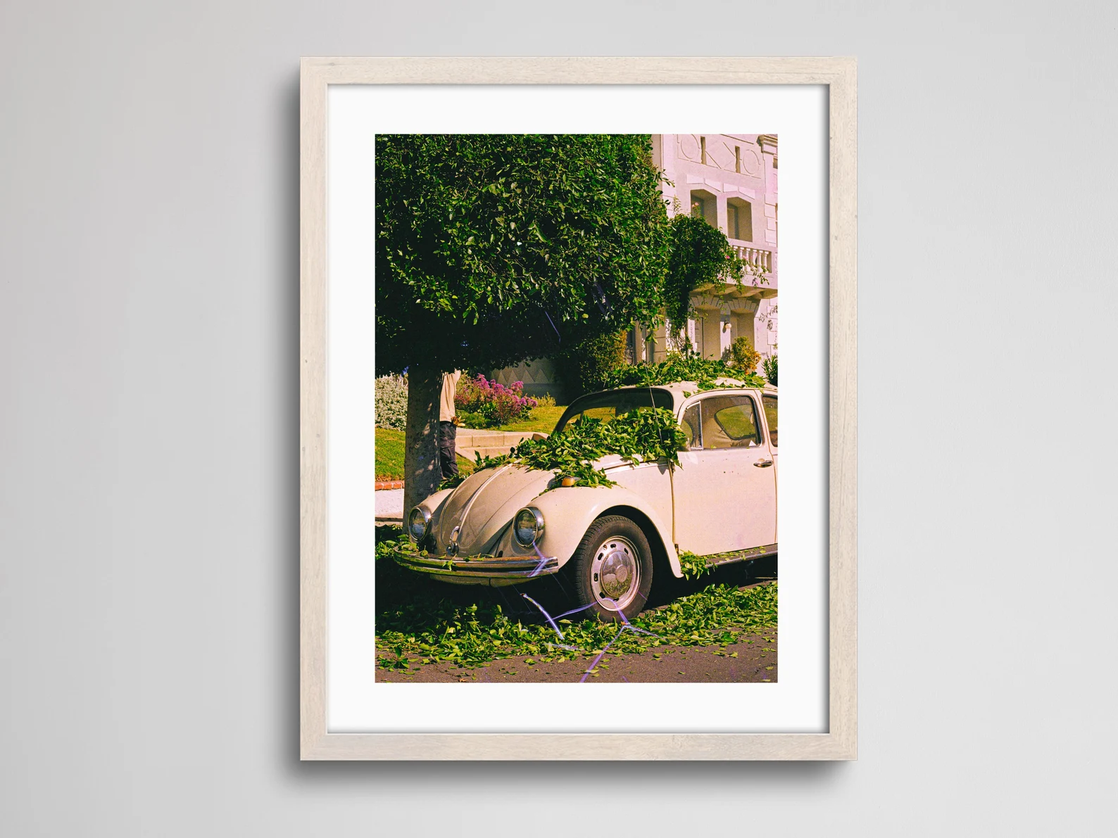 Rhapsody in Bloom Car | Vintage Volkswagen Beetle Photography Print - Image 6